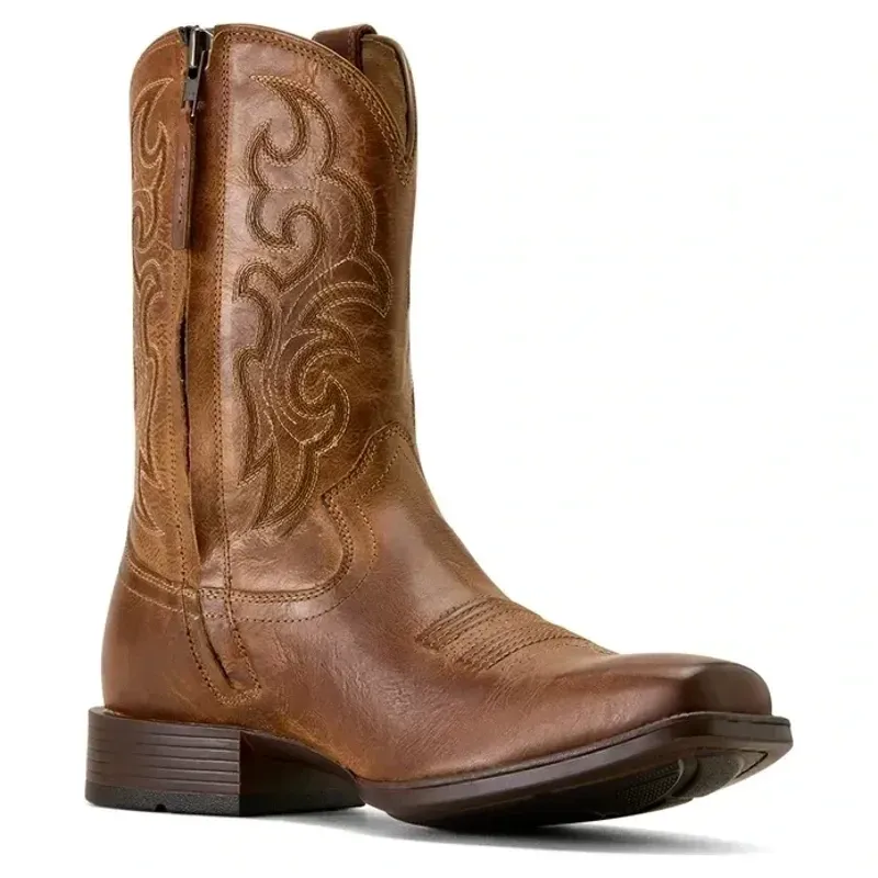 Ariat Bodie Square Toe Mens Western Boots - Honey Tan-2