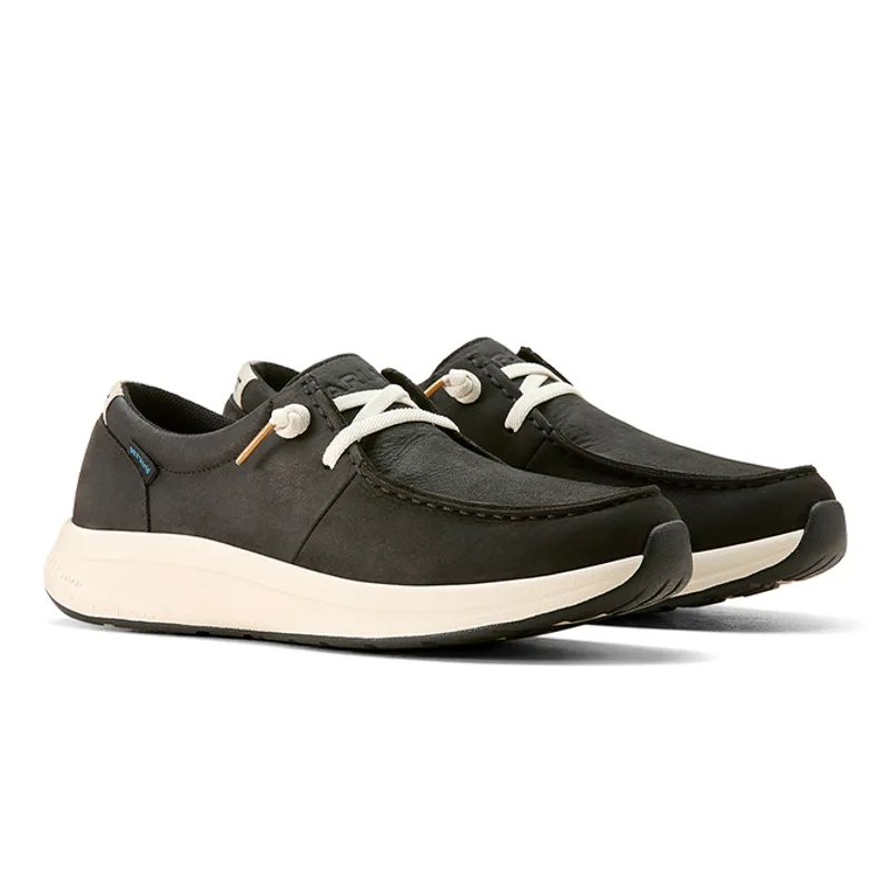 Ariat Buckeye Womens Waterproof Shoes - Satin Black-3