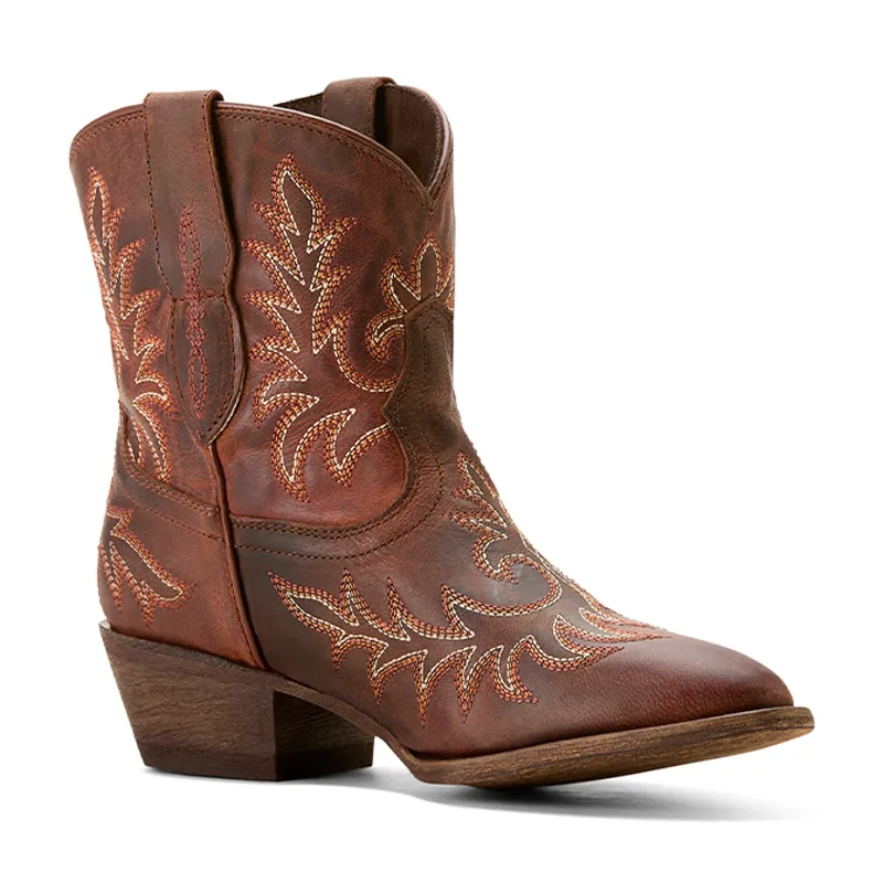 Ariat Carlin Short Ladies Western Boots - Dark Sierra-4