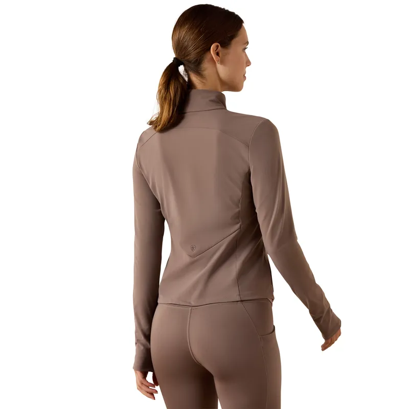 Ariat SolVeil Womens Full Zip Sweatshirt - Iron-3