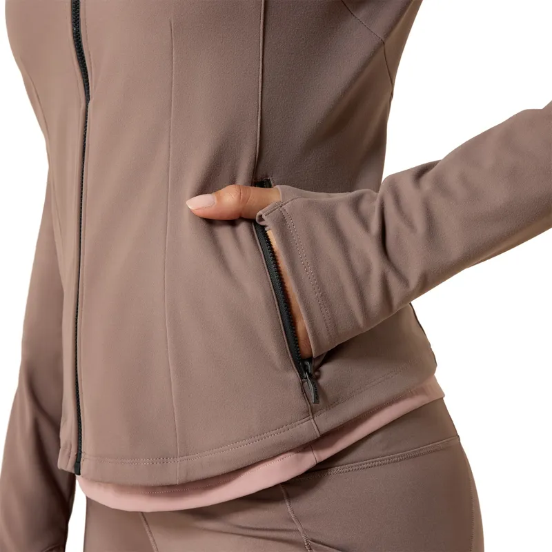 Ariat SolVeil Womens Full Zip Sweatshirt - Iron-5
