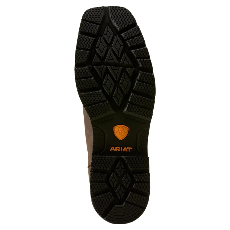 Ariat Groundrancher Steel Toe Mens Work Boots - Dark Brown-6