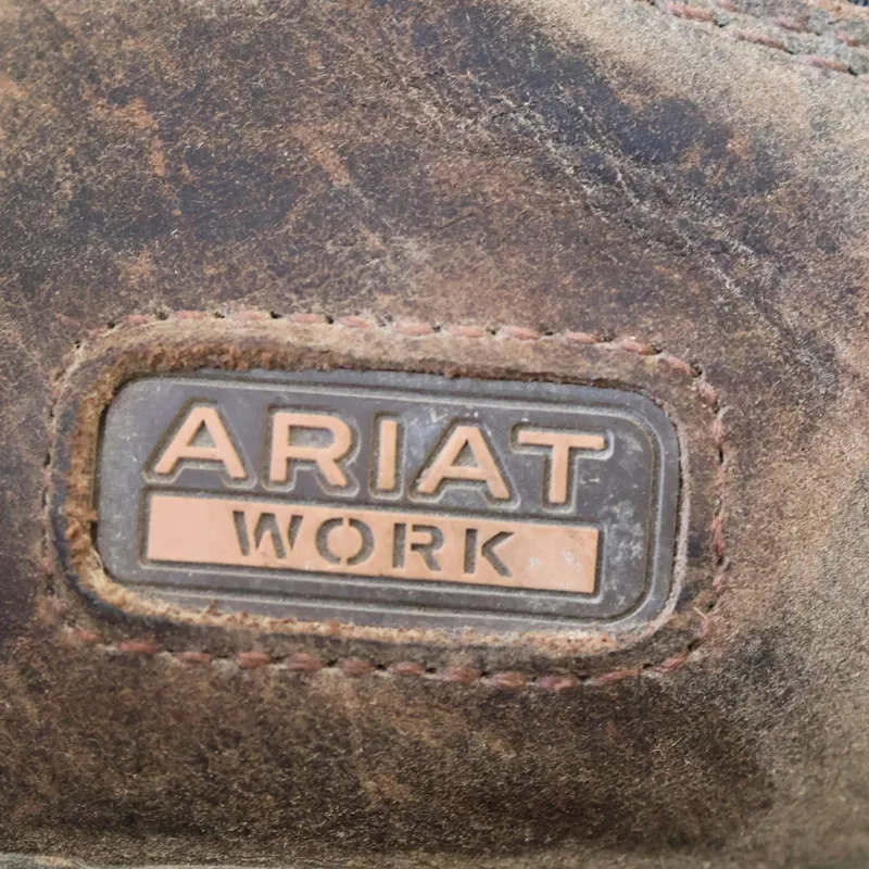 Ariat Groundrancher Steel Toe Mens Work Boots - Dark Brown-13
