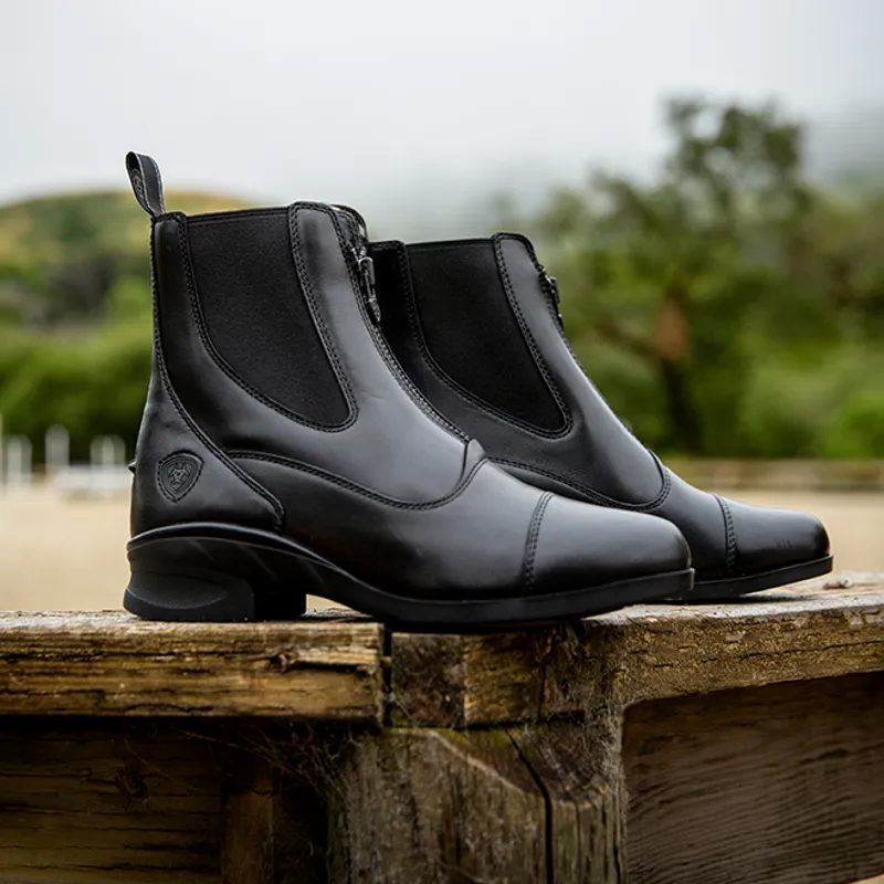Ariat Heritage Zip Ladies Paddock Boots - Black-1