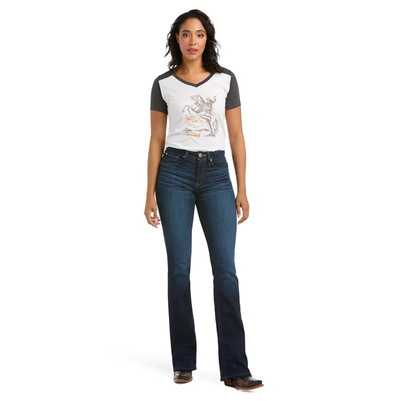 Ariat R.E.A.L High Rise Ballary Womens Boot Cut Jeans - Pennsylvania-2