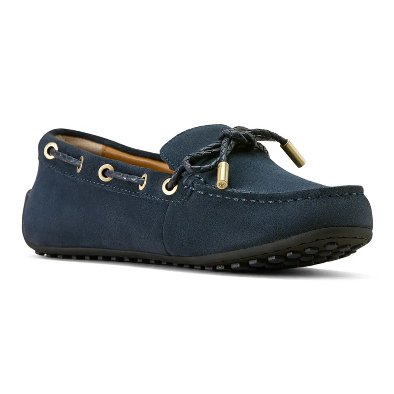 Ariat Margot Womens Driving Moccasins - Navy Suede-2