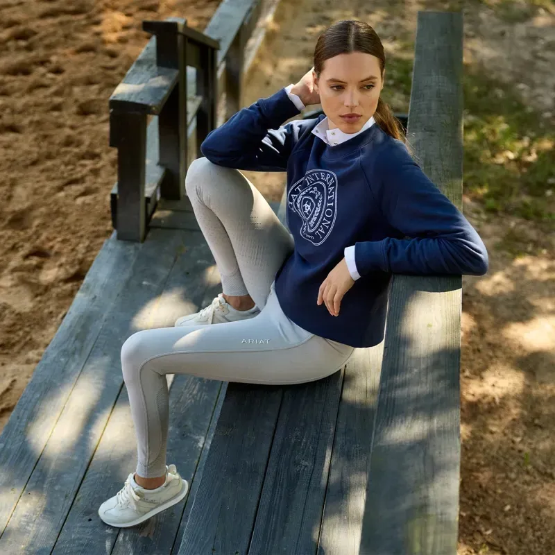 Ariat Martine Womens Sweatshirt - Navy-5