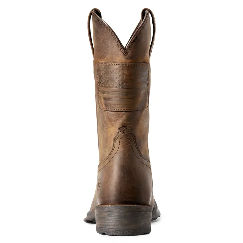 Ariat Rambler Patriot Mens Western Boots - Distressed Brown-3