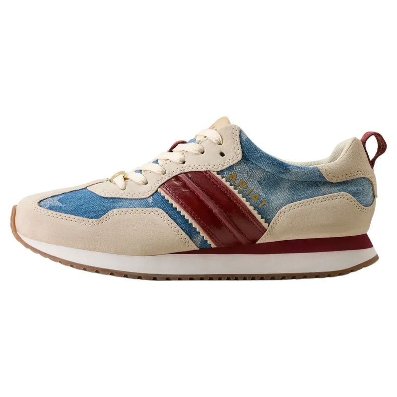Ariat Ranch Runner Womens Trainers - Patriotic-7