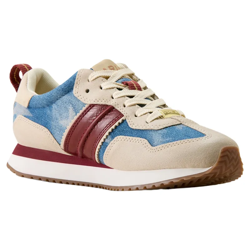Ariat Ranch Runner Womens Trainers - Patriotic-4