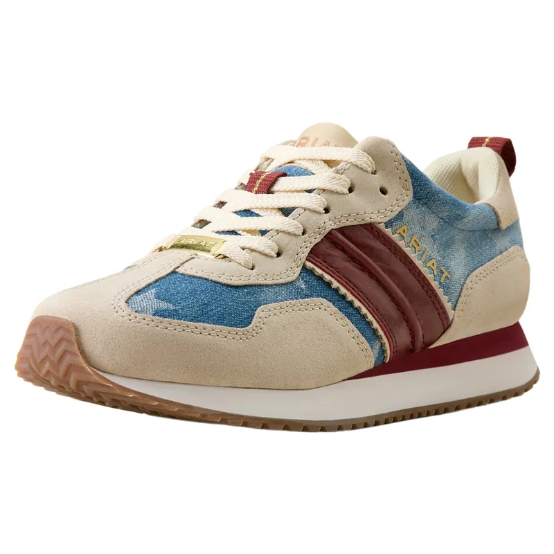 Ariat Ranch Runner Womens Trainers - Patriotic-6