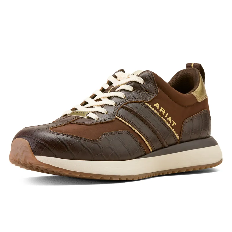Ariat Ranch Runner Womens Trainers - Aged Tan