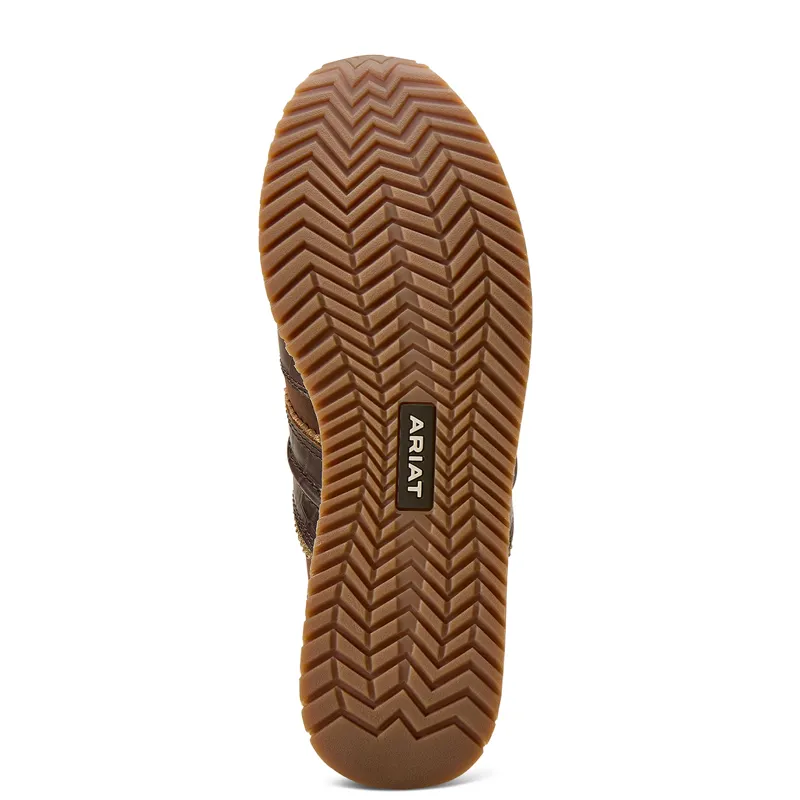 Ariat Ranch Runner Womens Trainers - Aged Tan-3