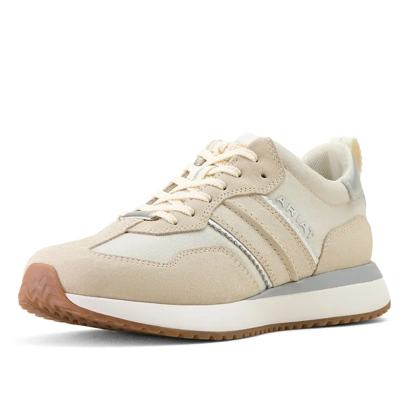 Ariat Ranch Runner Womens Trainers - Buttercream