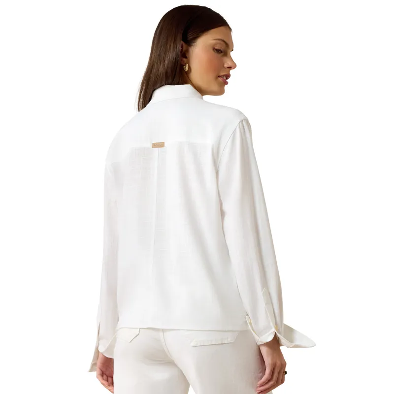 Ariat Country Rudford Womens Shirt - White-1