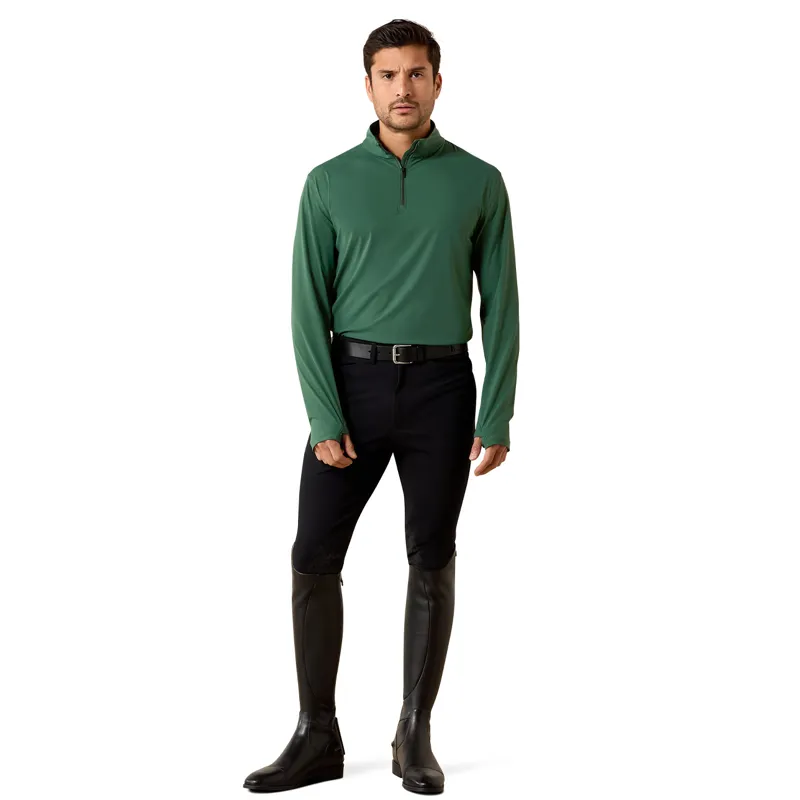Ariat SolVeil Mens 1/4 Zip Base Layer - Monstera-3