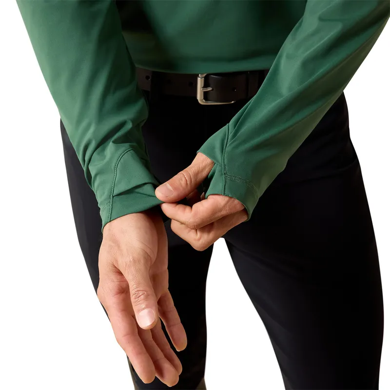 Ariat SolVeil Mens 1/4 Zip Base Layer - Monstera-4