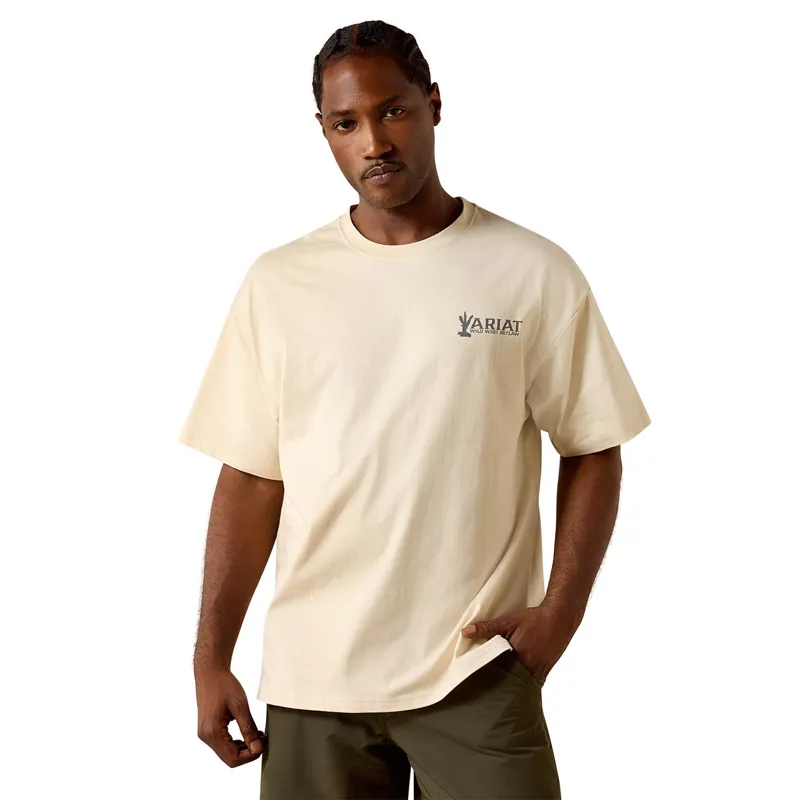 Ariat The Wicked Boxy Mens T-Shirt - Sandshell-1