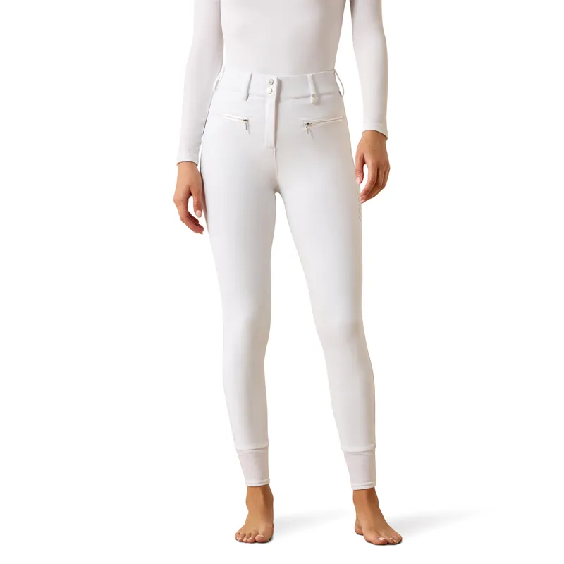 Ariat Tri Factor Allure Full Grip Womens Competition Breeches - White