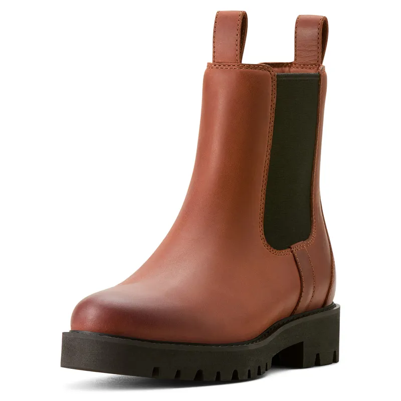 Ariat Wexford Lug Mid Waterproof Ladies Chelsea Boots - Rockwood