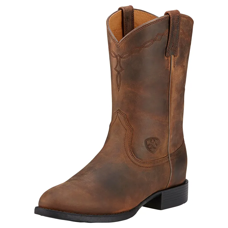 Ariat Heritage Roper Womens Western Boots - Distressed Brown