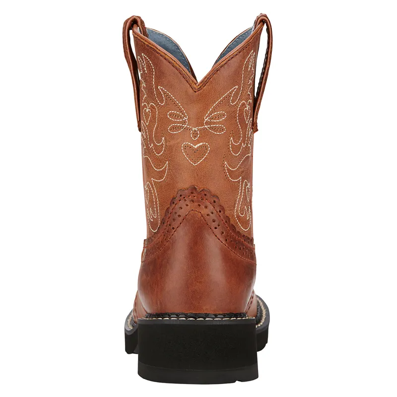 Ariat Fatbaby Saddle Ladies Western Boots - Russet Rebel-1