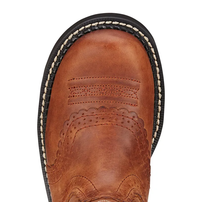 Ariat Fatbaby Saddle Ladies Western Boots - Russet Rebel-4