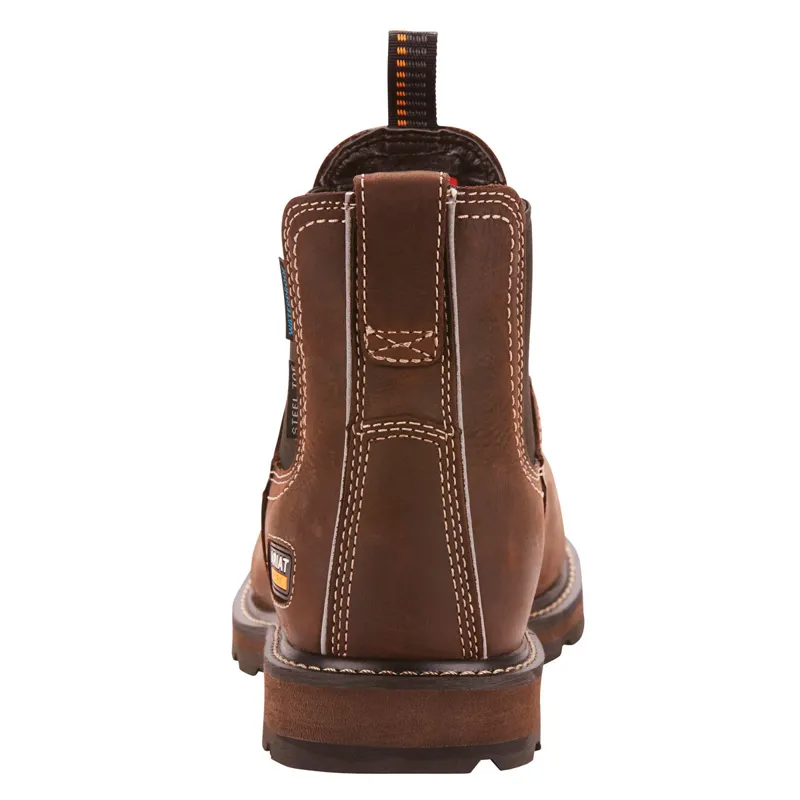Ariat Groundbreaker Waterproof Steel Toe Mens Work Boots - Dark Brown-1