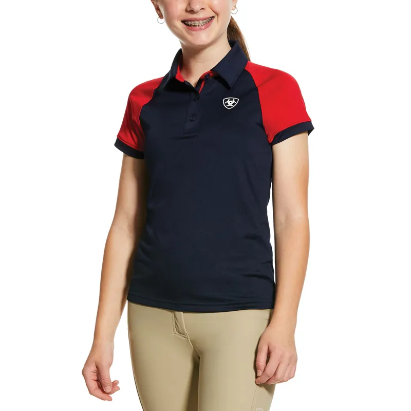 Ariat Team 3.0 Junior Polo Shirt - Navy