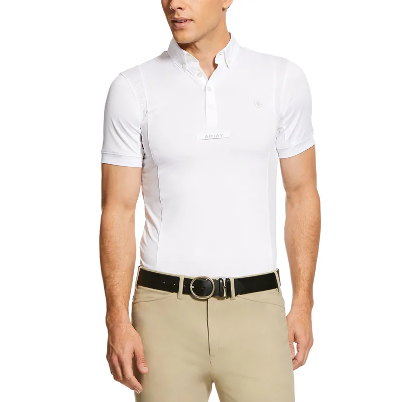 Ariat TEK Mens Show Shirt - White