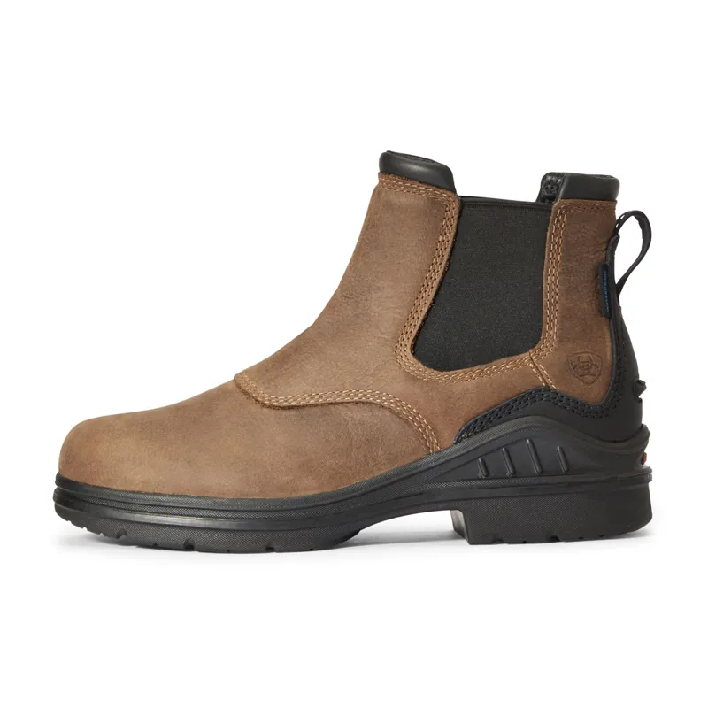 Ariat Barnyard Twin Gore II Waterproof Ladies Boots - Antique Brown-2