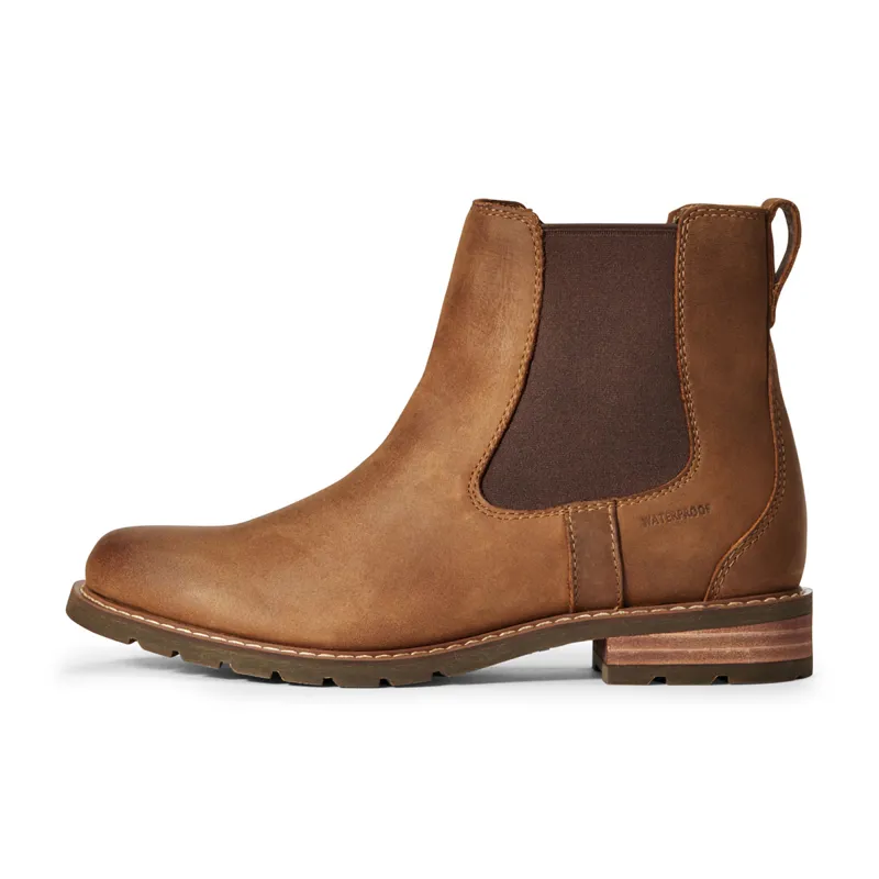 Ariat Wexford Waterproof Womens Chelsea Boots - Weathered Brown-2