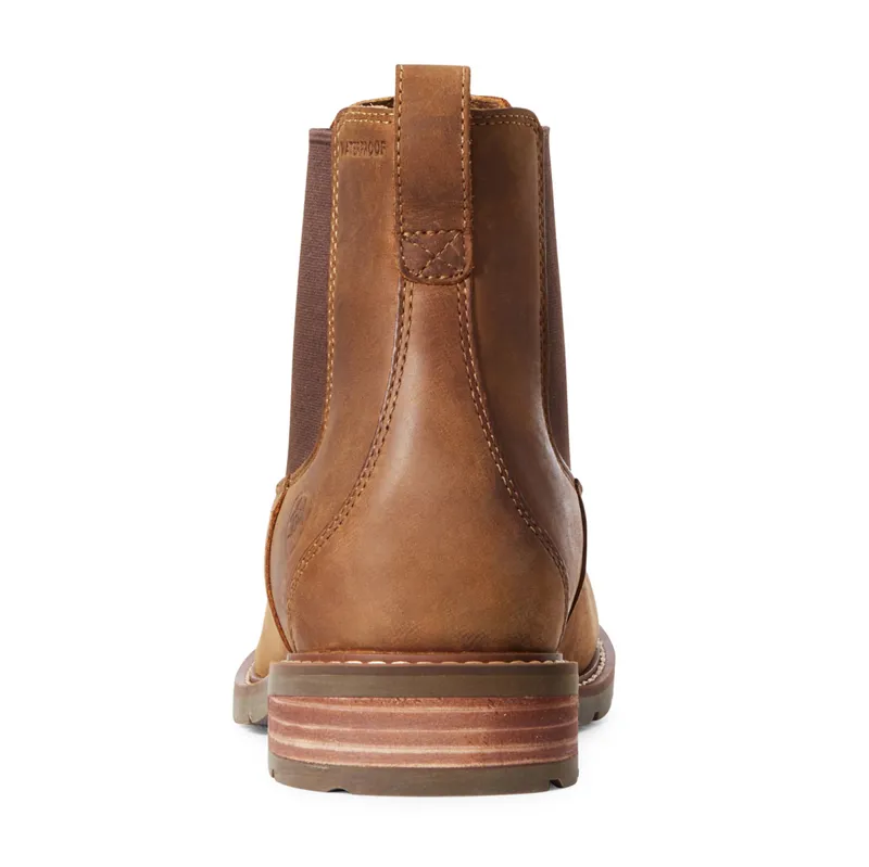 Ariat Wexford Mens Waterproof Chelsea Boots - Weathered Brown-1