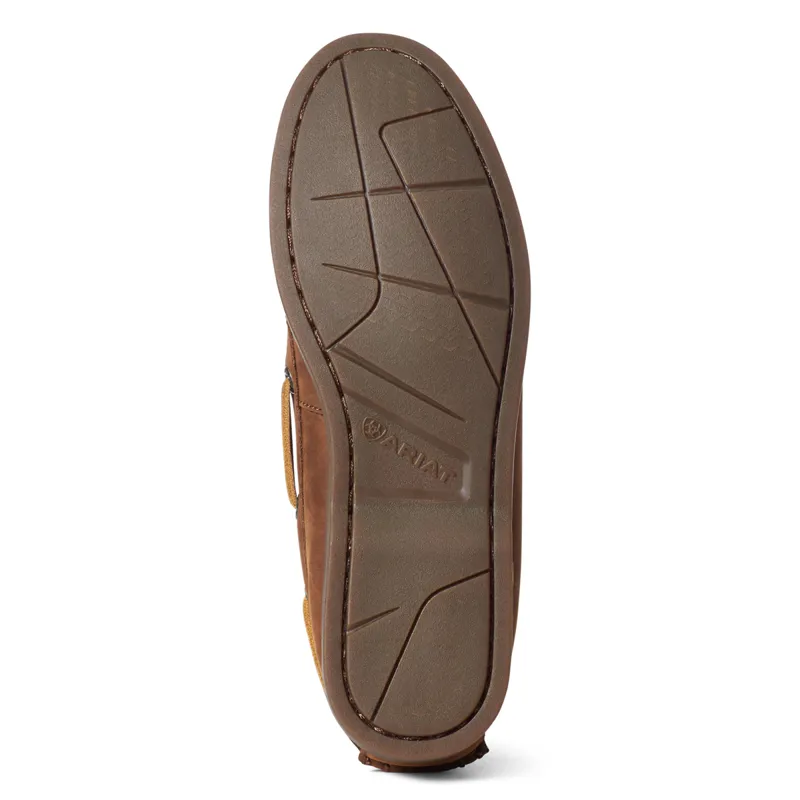 Ariat Antigua Womens Deck Shoe - Walnut-4