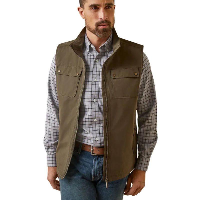 Ariat Country Argentium Mens Insulated Gilet - Earth