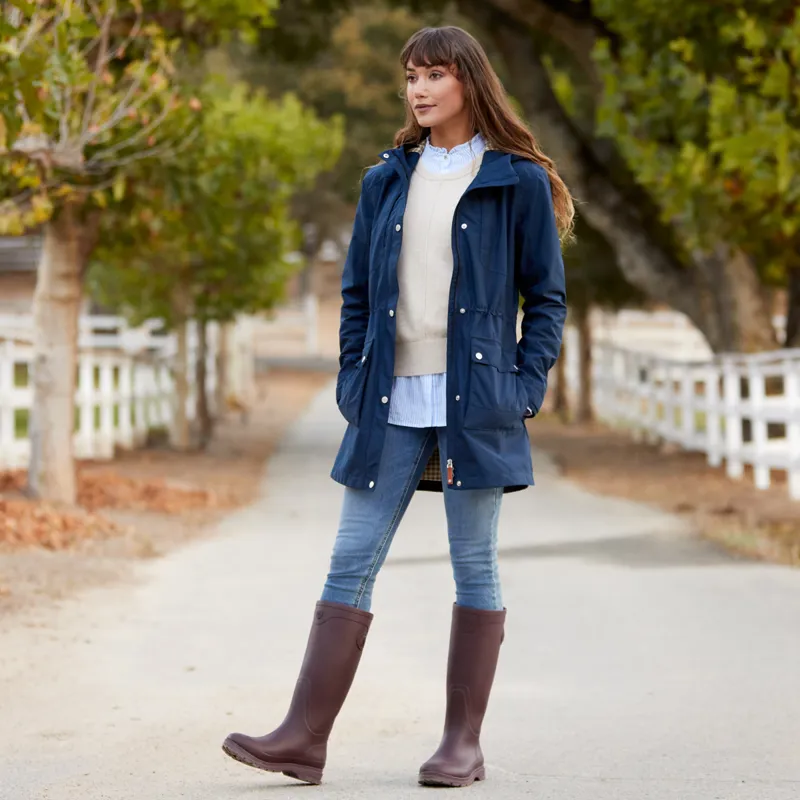Ariat Country Atherton Ladies Waterproof Jacket - Navy-2