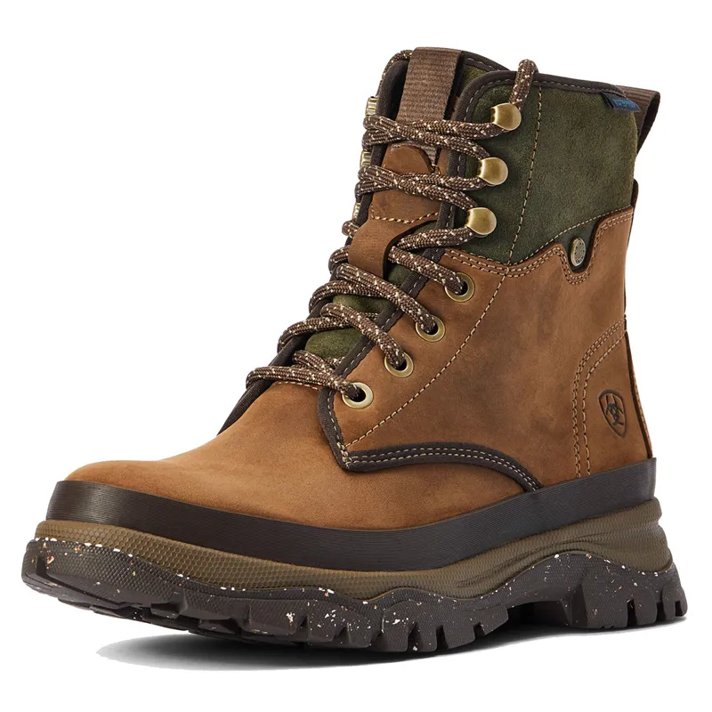 Ariat Moresby Womens Waterproof Short Boots - Oily Distressed Brown