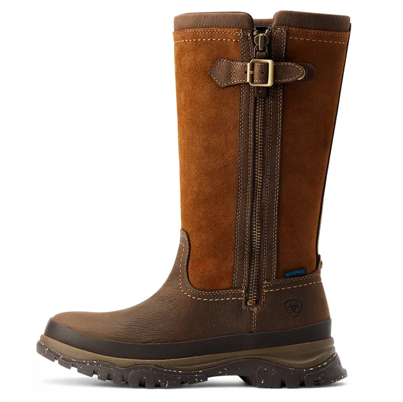 Ariat Moresby Ladies Waterproof Zip Country Boots - Java-3