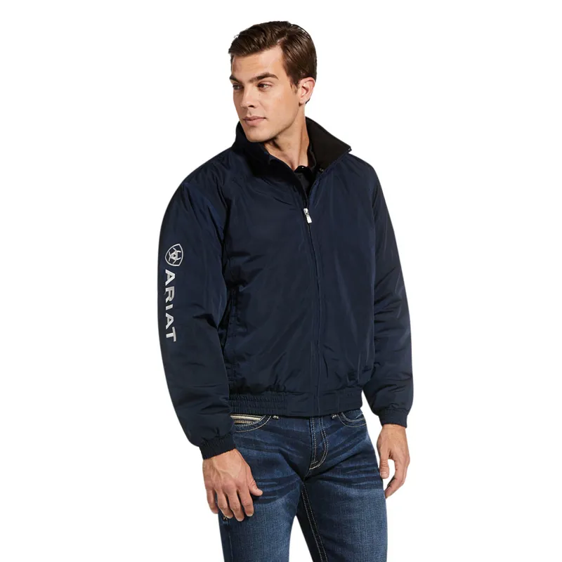 Ariat Mens Waterproof Stable Team Blouson Jacket - Navy