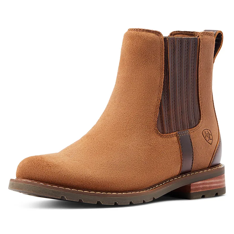 Ariat Wexford H2O Ladies Short Boots - Saddle Suede