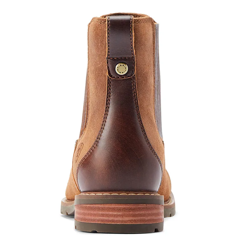 Ariat Wexford H2O Ladies Short Boots - Saddle Suede-1