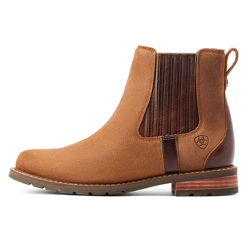 Ariat Wexford H2O Ladies Short Boots - Saddle Suede-2