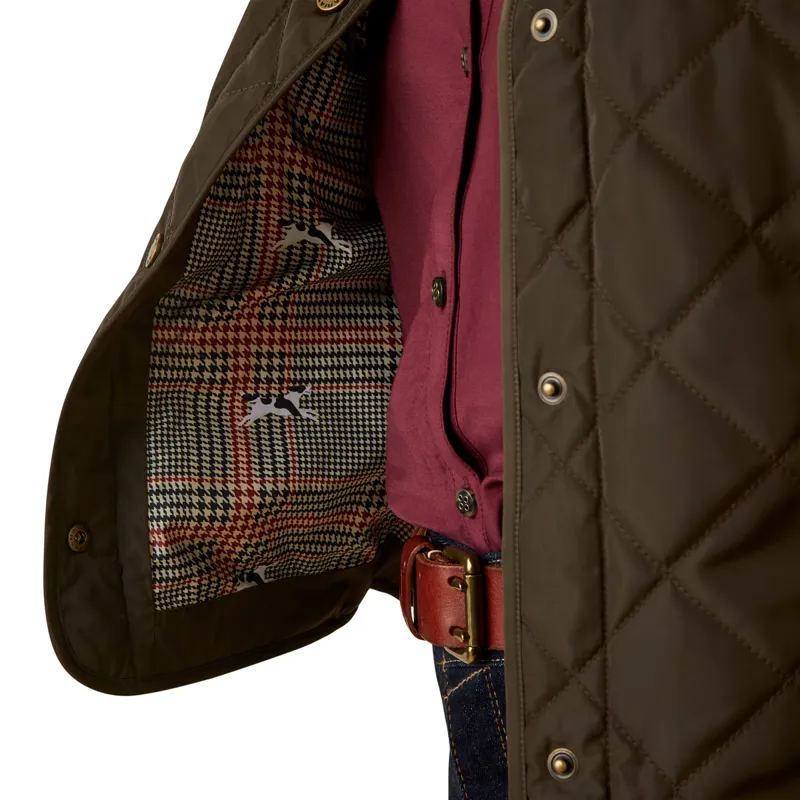Ariat Country Woodside Ladies Quilted Gilet - Earth-2