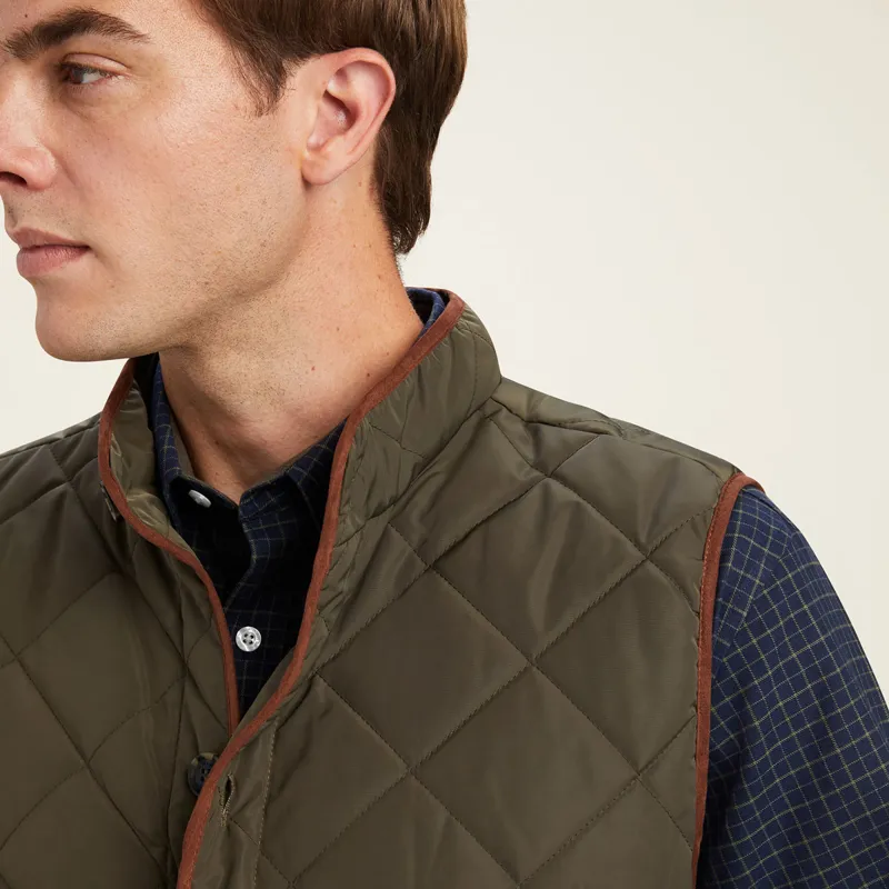 Ariat Country Woodside Mens Quilted Gilet - Earth-3