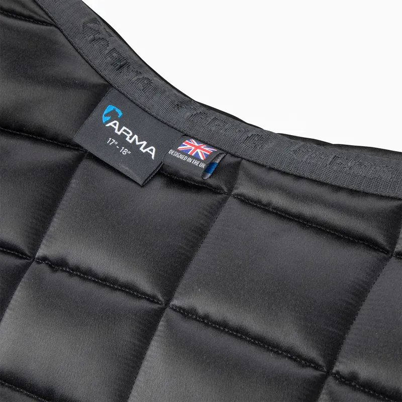 ARMA Eltar Satin GP Saddlecloth - Black-3