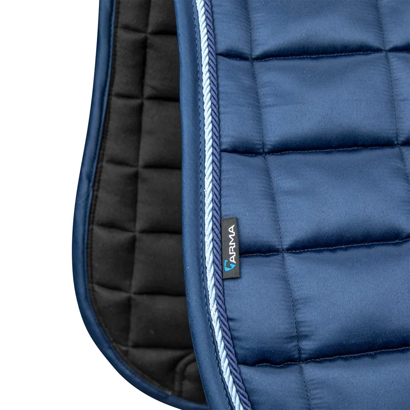ARMA Eltar Satin Dressage Saddlecloth - Navy-1