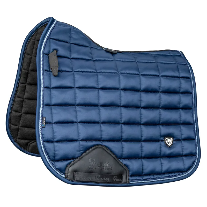 ARMA Eltar Satin Dressage Saddlecloth - Navy