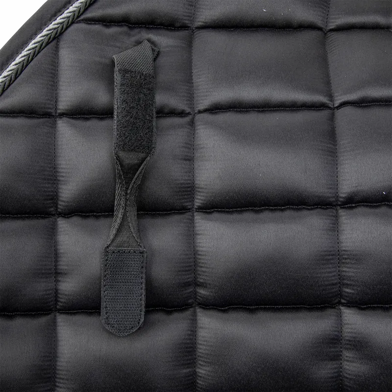 ARMA Eltar Satin Show Jumping Saddlecloth - Black-4