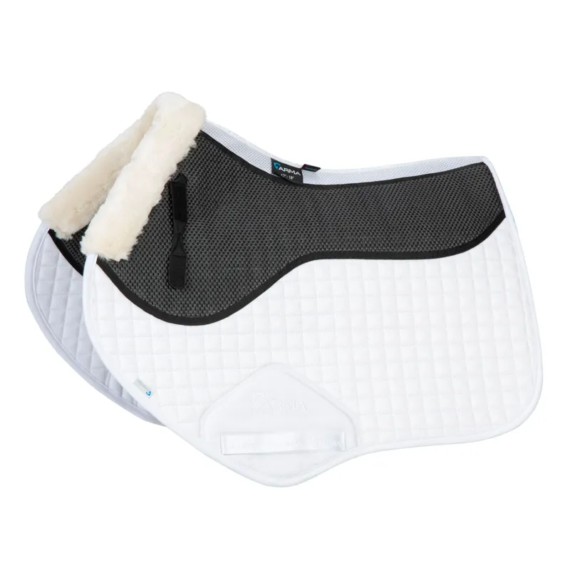 ARMA Soft Grip Jump Saddlecloth - White