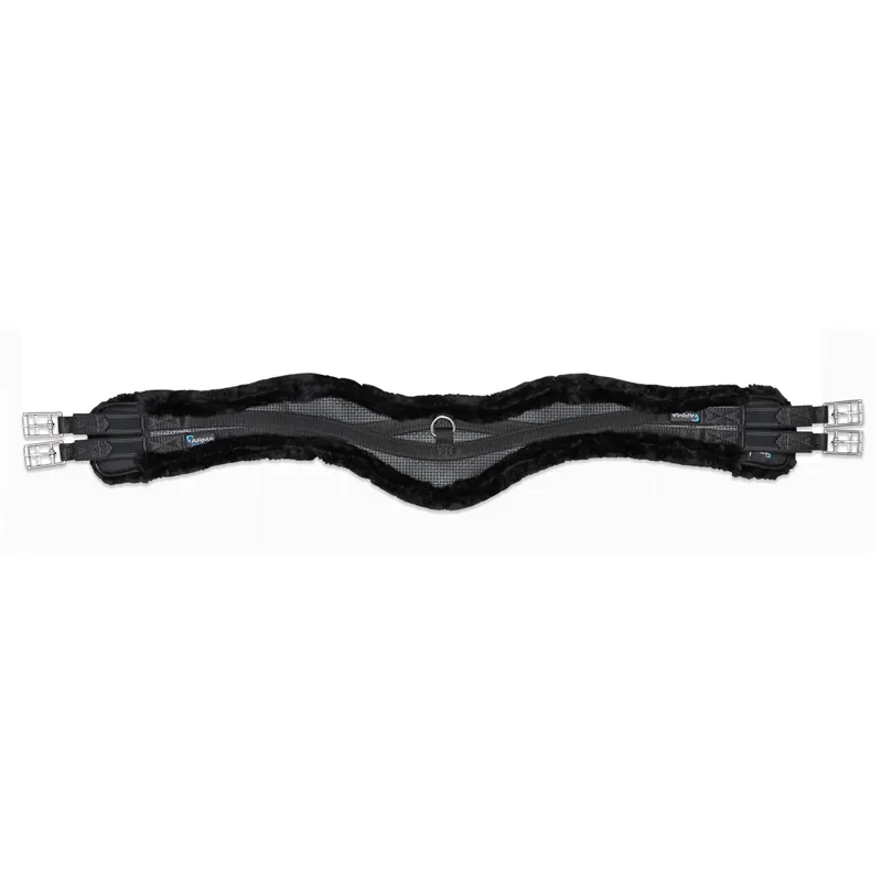 ARMA SupaFleece Anatomical Girth with Elastic - Black-1